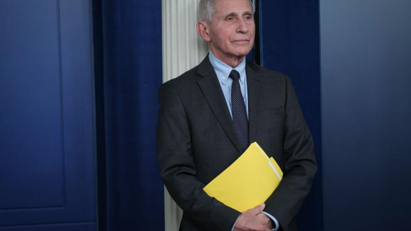 Anthony Fauci at the White House, Nov. 22