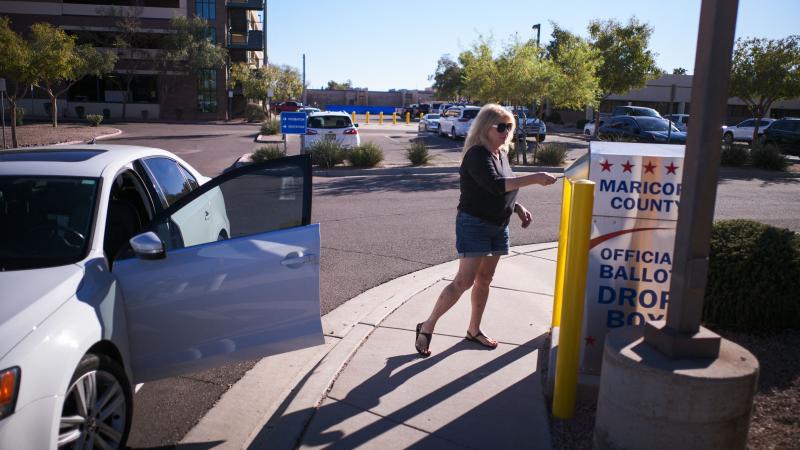 Ballot drop box, Maricopa County, Ariz., Oct. 25, 2022