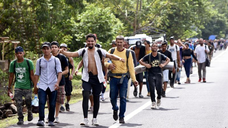 Venezuelan migrants, Mexico, Oct. 14, 2022
