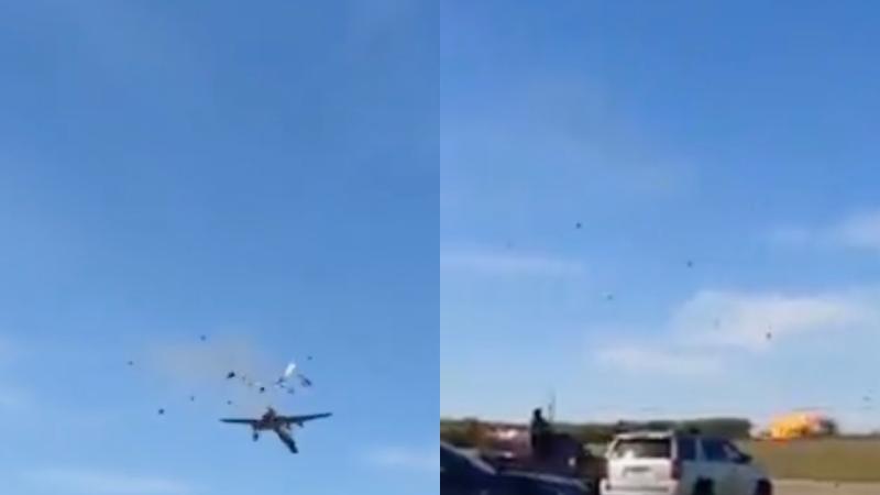 Stills from the footage