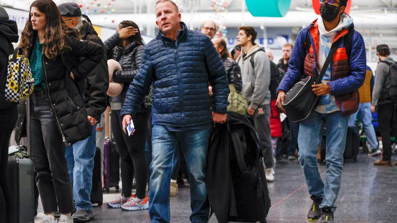 O'Hare Airport, Chicago, Dec. 22, 2022