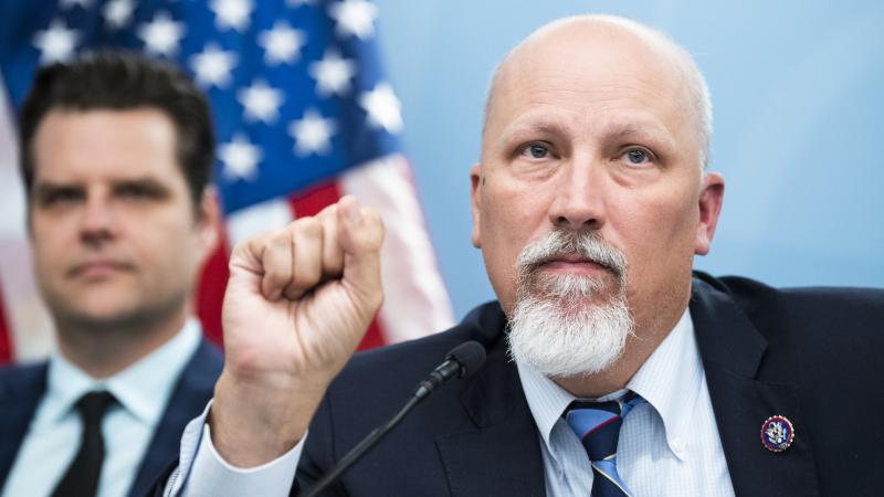 Matt Gaetz, Chip Roy, Nov. 10, 2022, Washington, D.C.