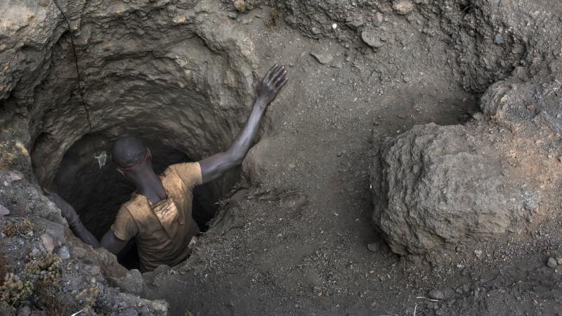 Cobalt miner, Democratic Republic of Congo, June 8, 2016