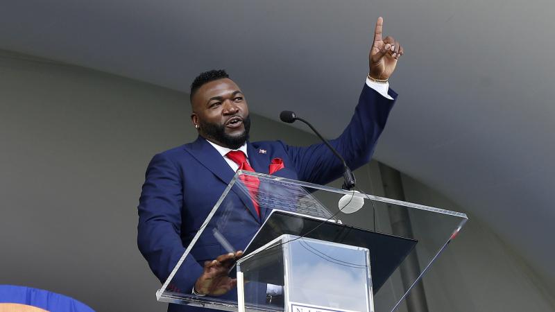 David Ortiz, July 24, 2022, Cooperstown, N.Y.