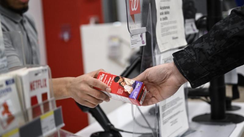 Children's medicine at Walgreens, New York City, Dec. 19, 2022