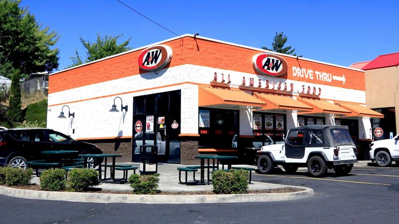 A&W restaurant, July 28, 2020