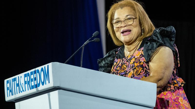 Alveda King speaks at faith conference 