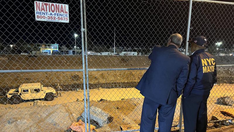 Oscar Leeser, Eric Adams, El Paso, Texas, Jan. 14, 2023