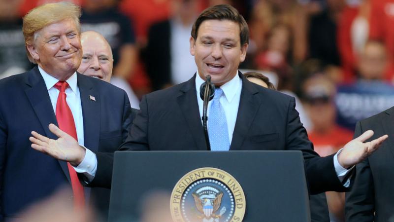 Trump and DeSantis