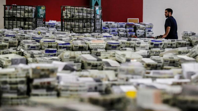 Ballots in Los Angeles, Calif., November 2022