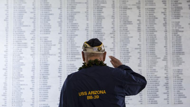 Pearl Harbor survivor, Dec. 7, 2014, Hawaii