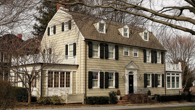 The infamous 'Amityville Horror' house in Amityville, N.Y.