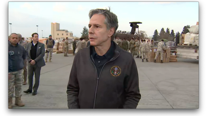 Secretary of State Blinken speaks on earthquake relief in Turkey