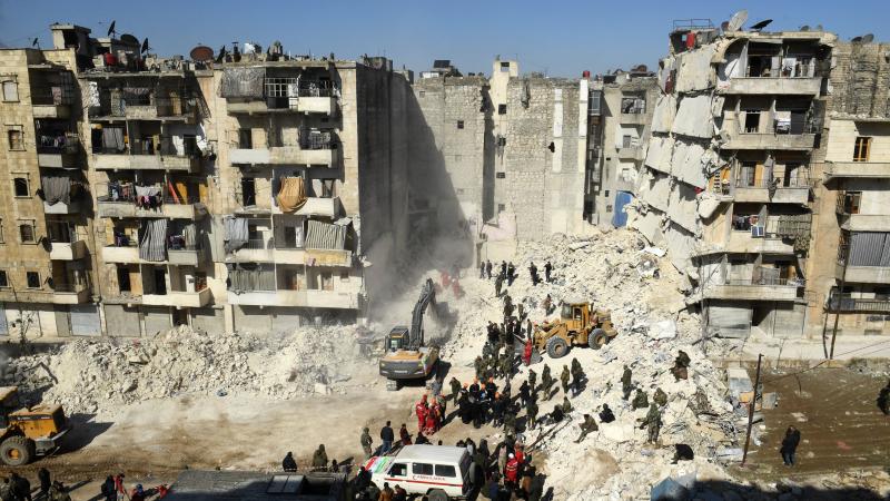 Earthquake, Aleppo, Syria, Feb. 9, 2023