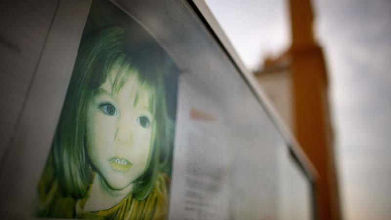 An image of the missing Madeleine McCann