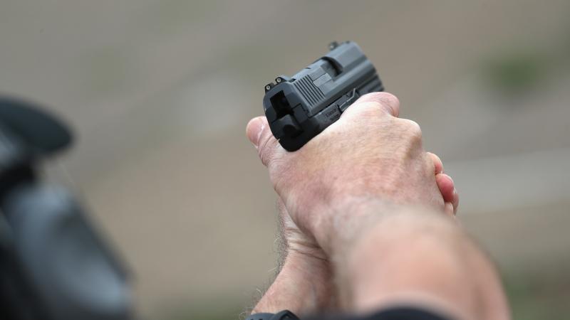 CBP shooting handgun, Feb. 22, 2018, Hidalgo, Texas