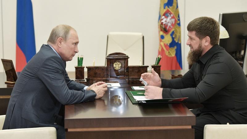 Vladimir Putin, Ramzan Kadyrov, Aug. 31, 2019, Moscow, Russia