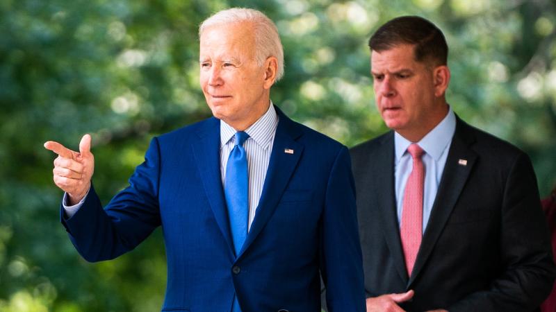 Joe Biden, Marty Walsh, Sept. 15, 2022, Washington, D.C.