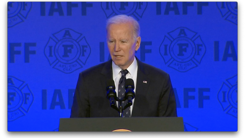 Biden speaks at IAFF legislative con.