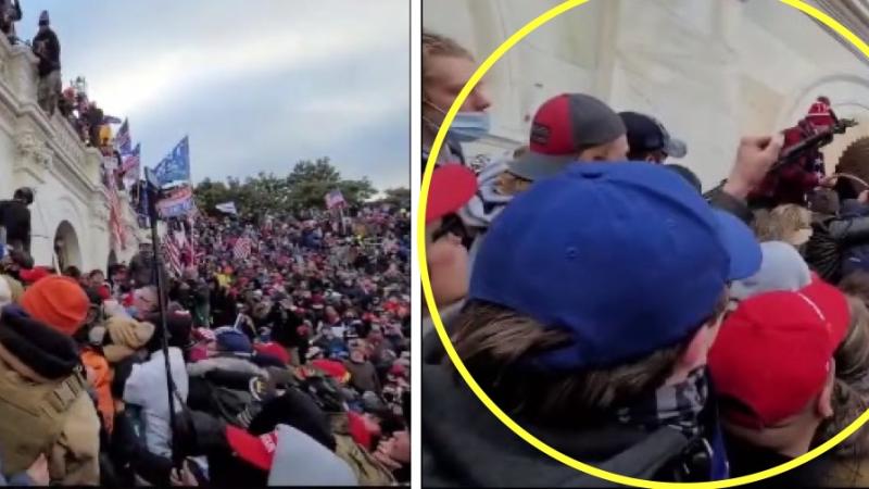 Larry Giberson at riot