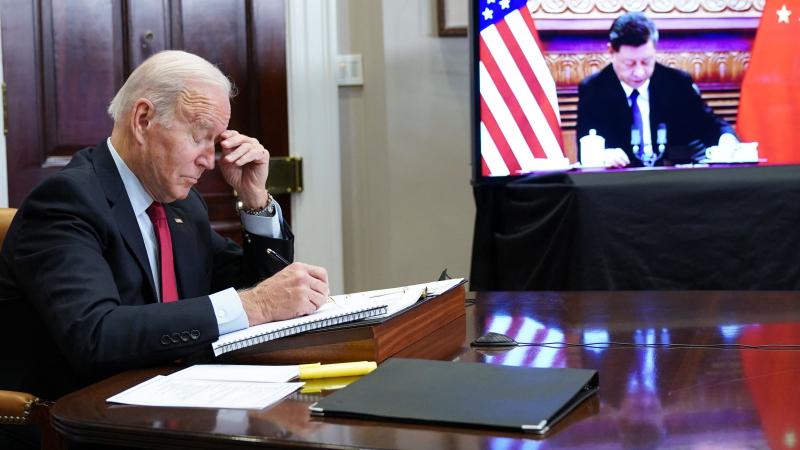 Joe Biden, Xi Jinping, Washington, D.C., Nov. 15, 2021