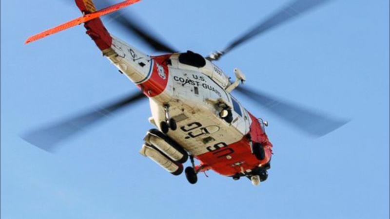 US coast guard helicopter