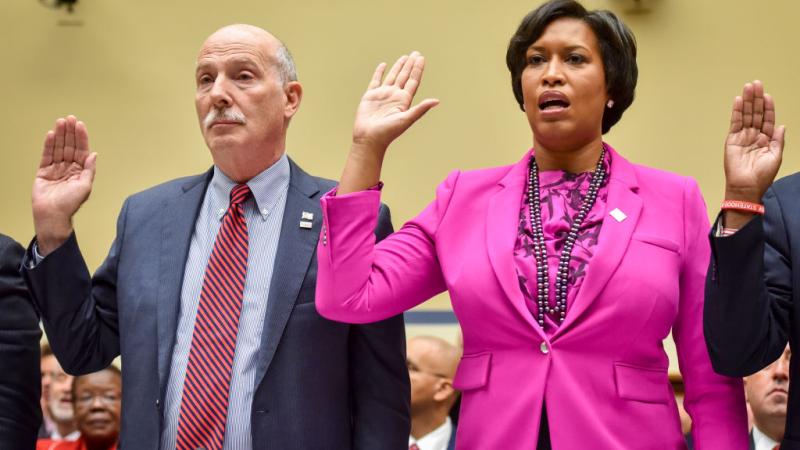 D.C. City Council Chair Phil Mendelson and Mayor Muriel Bowser
