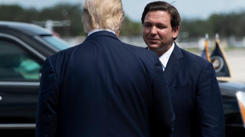 Donald Trump (Left) and Ron DeSantis (Right)