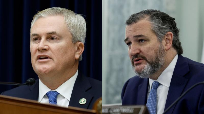 Rep. James Comer (Left) and Sen. Ted Cruz (Right)