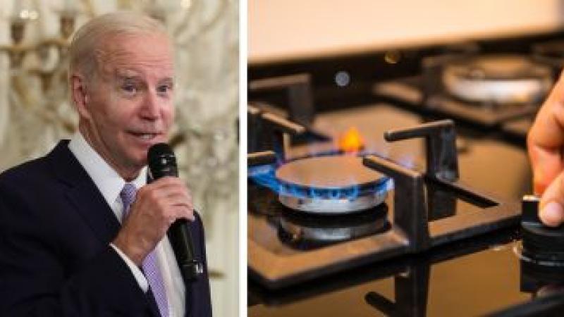 Joe Biden and a gas stove