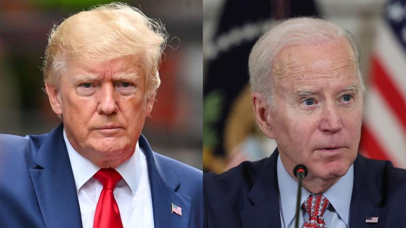 Trump (Left) Biden (Right)