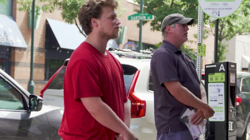 Pro-life activist Mark Houck (right)