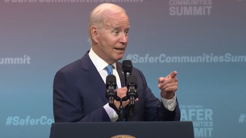 Biden sparks confusion after saying 'God save the queen' during gun control speech in Connecticut