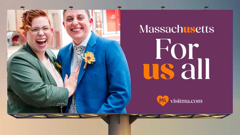 Massachusetts Pride billboard