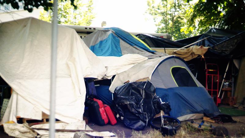 Portland homeless camps