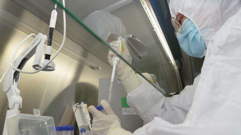 COVID vaccine research, Jiangsu, China, Sept. 6, 2021