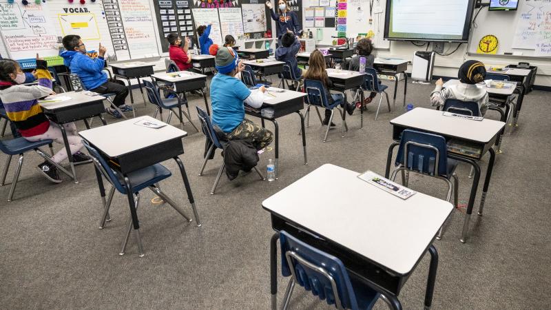 California school students, January 13, 2022