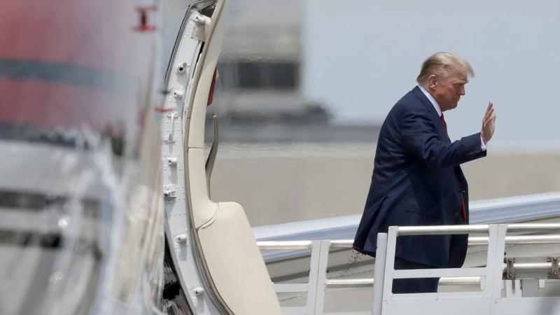 Trump arrives at Miami International Airport Monday, June 12, 2023