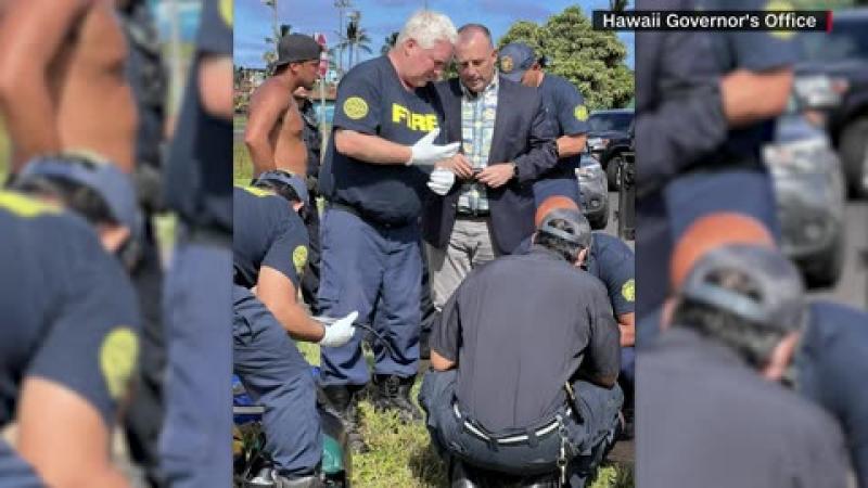 Hawaii’s Governor Josh Green assists at scene of a medical emergency