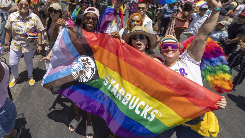 Starbucks Pride, June 12, 2022, Hollywood, Calif.