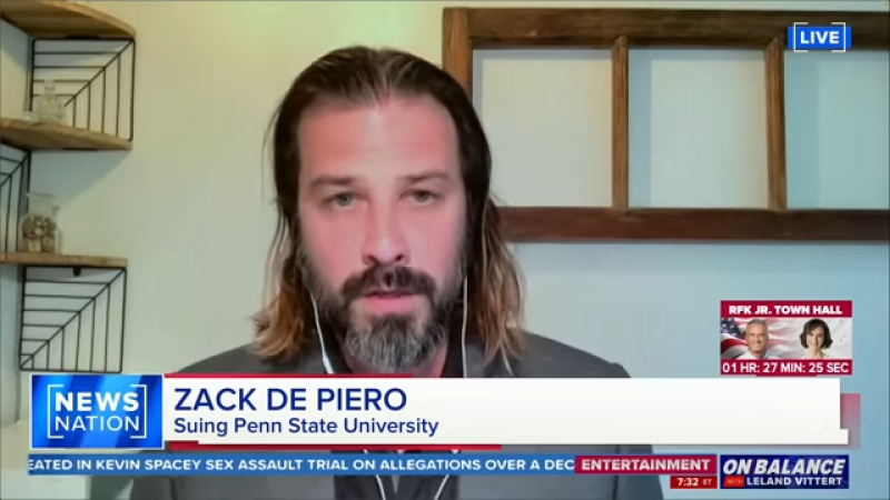 Former Penn State professor Zack de Piero