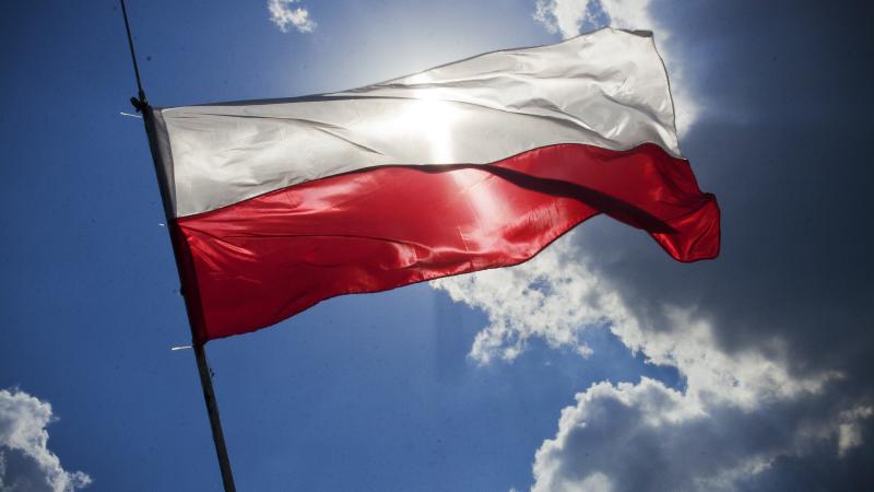 Poland's national flag 
