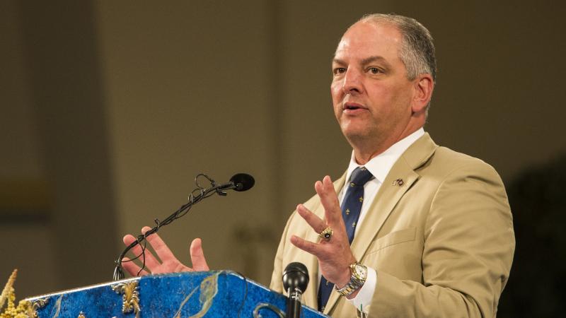 John Bel Edwards, July 7, 2016, Baton Rouge, La.
