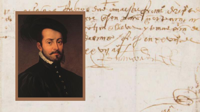 Letter, Insert: Hernan Cortes