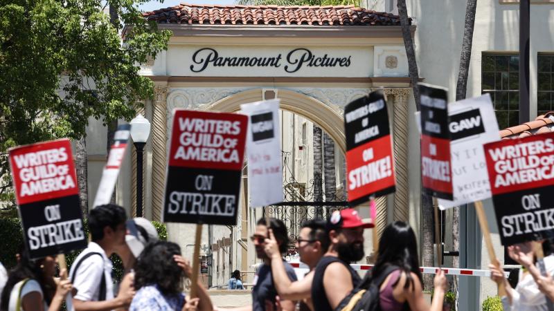Writers strike, July 12, 2023, Los Angeles