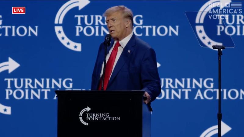 Former President Trump speaks at the Turning Point Action Conference