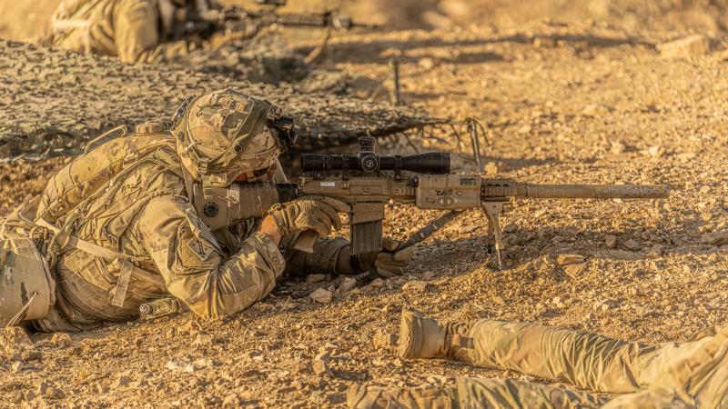 Military target practice, Fort Irwin, Calif., May 27, 2022