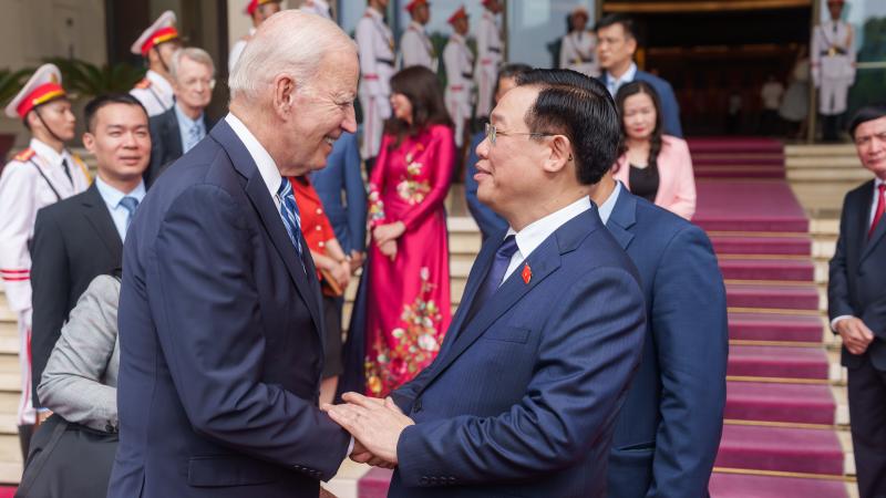 Joe Biden, Vuong Dinh Hue, Vietnam, Sept. 11, 2023