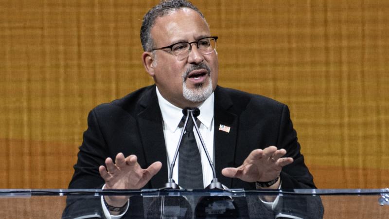 Miguel Cardona, July 29, 2023, Boston, Mass.