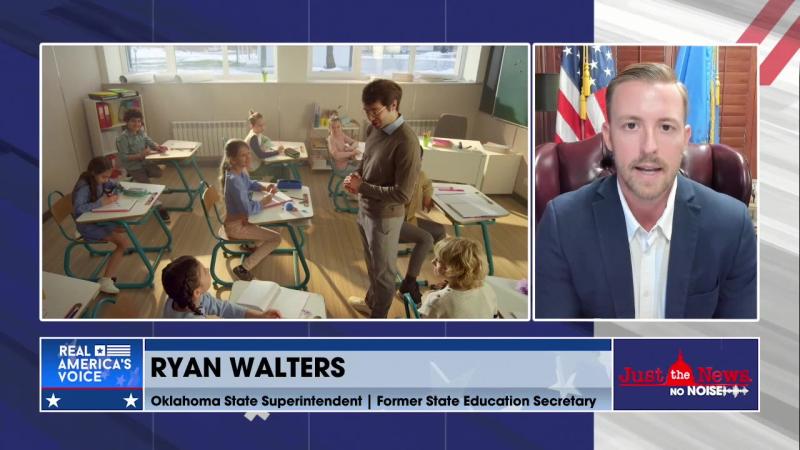 Ryan Walters talks about Oklahoma's education goals on Just the News, No Noise